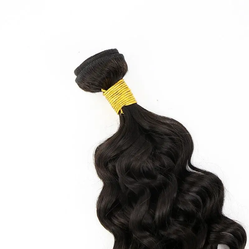 Bundles With 2x6 HD Lace Closure Deep Curly Human Hair - Image 5