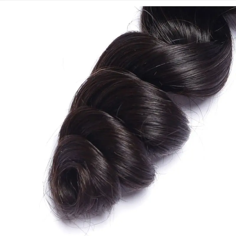Bundles With 4x4 & 5x5 Lace Closure Loose Wave Human Hair - Image 8