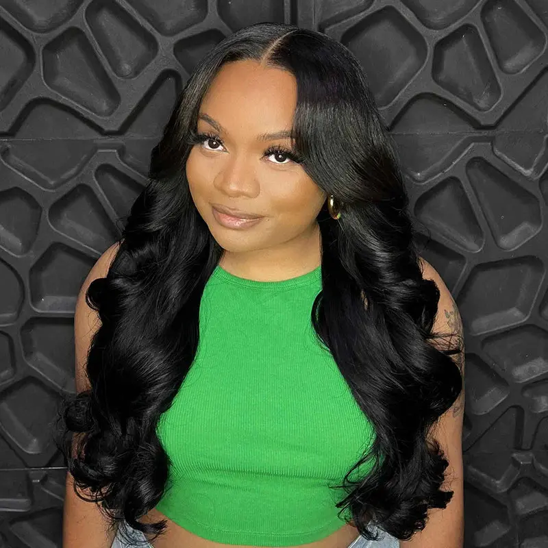 Double Drawn Bundles Burmese Hair Body Wave Weaving - Image 4