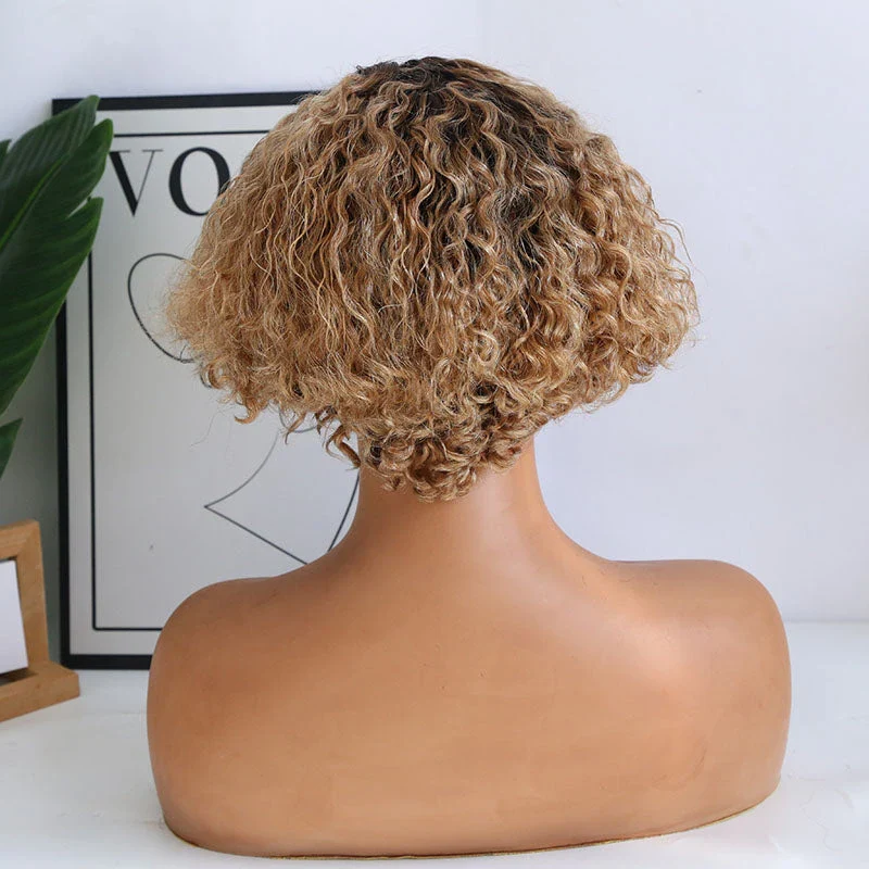 Clearance Sale T1B-27 Pixie XX02 13x4 T PART Human Hair E51037 - Image 6