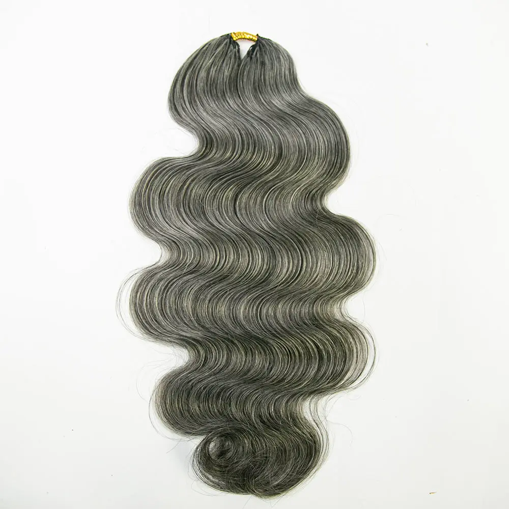 Wholesale-50 Strands Colored Body Wave Lightweight Crochet Human Hair - Image 6