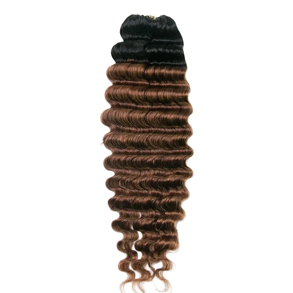 Wholesale-50 Strands Colored Deep Wave Lightweight Crochet Human Hair - Image 5