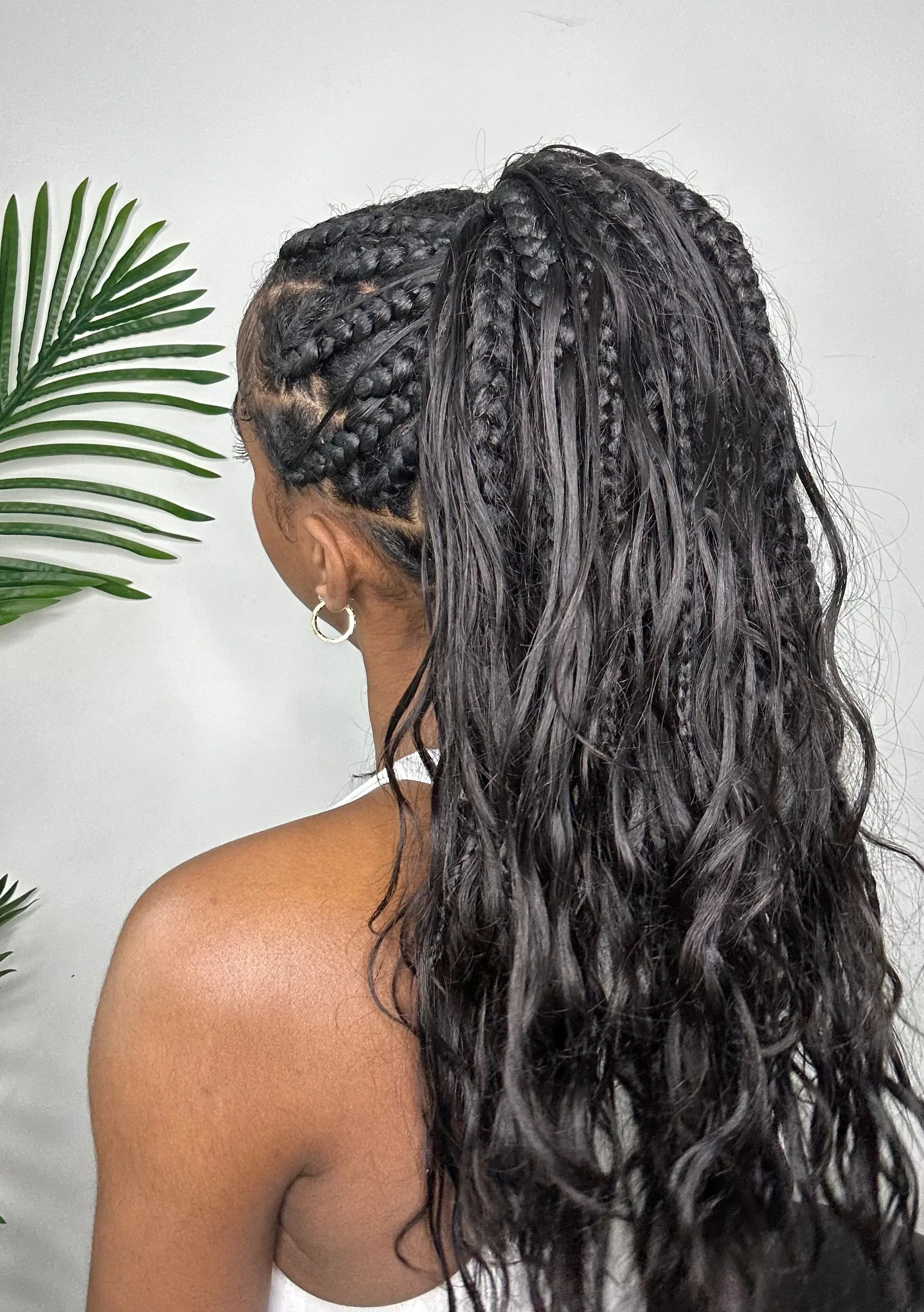 Double Drawn Bulk Human Braiding Hair Body Wave - Image 9
