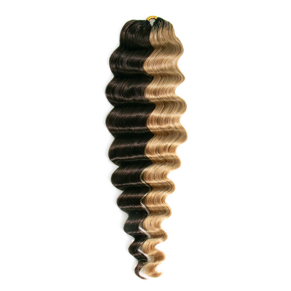D4/27 Blonde Loose Deep Wave Crochet Human Hair - Image 4