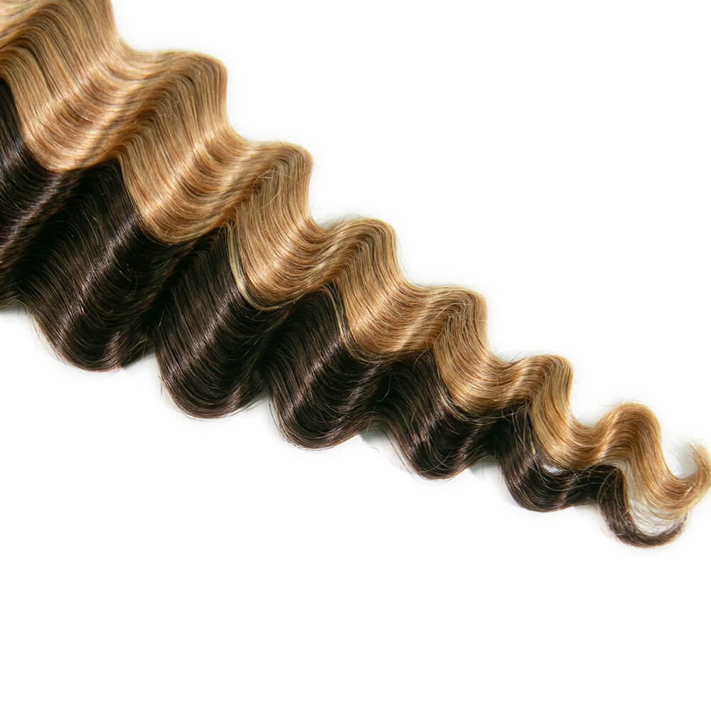 D4/27 Blonde Loose Deep Wave Crochet Human Hair - Image 6
