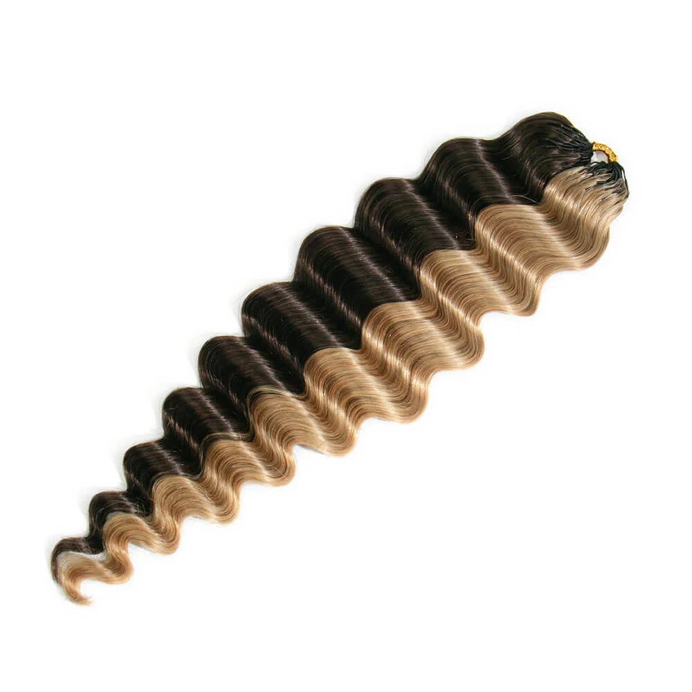 D4/27 Blonde Loose Deep Wave Crochet Human Hair - Image 7