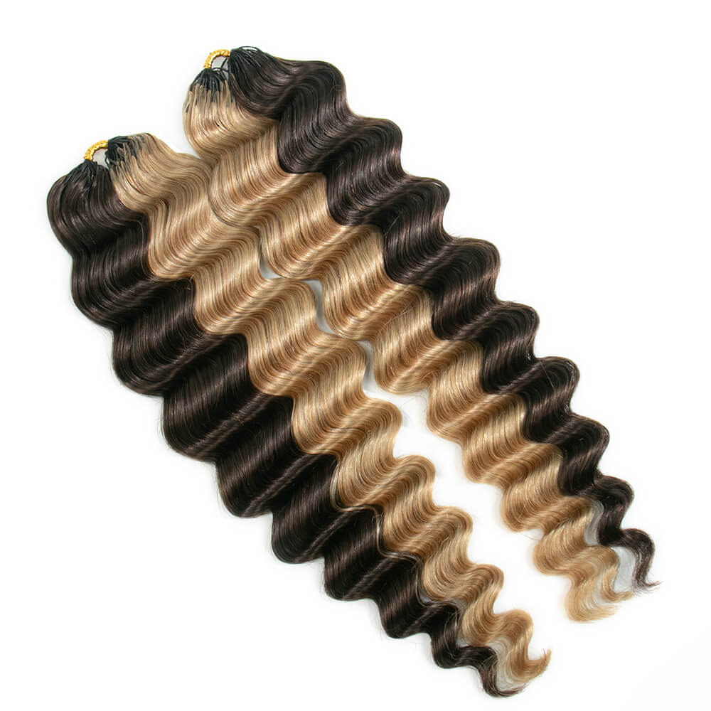 D4/27 Blonde Loose Deep Wave Crochet Human Hair - Image 8
