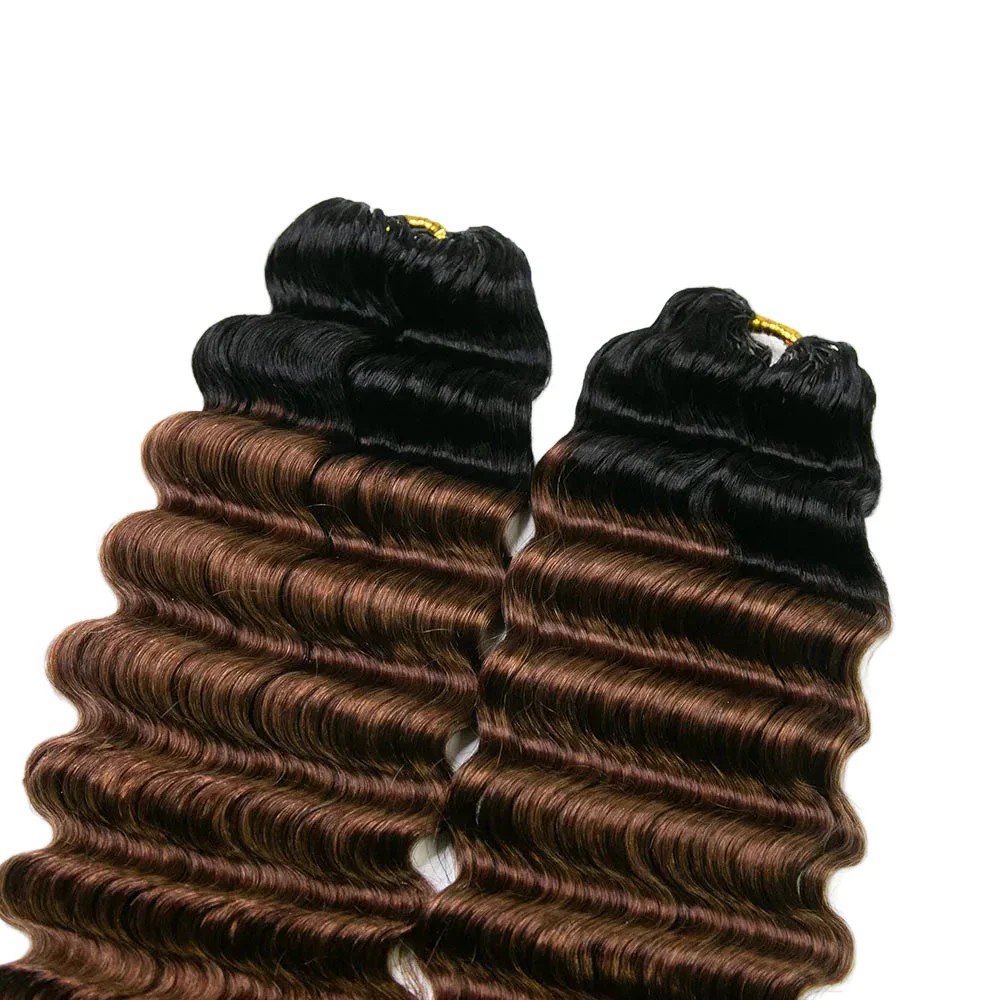 T1B/30 Deep Wave Crochet Human Hair Extensions - Image 13