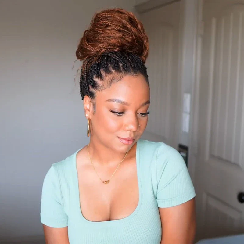 EAYON #S1B30/H30 Color Crochet Boho Box Braids  24 Inch - Image 3