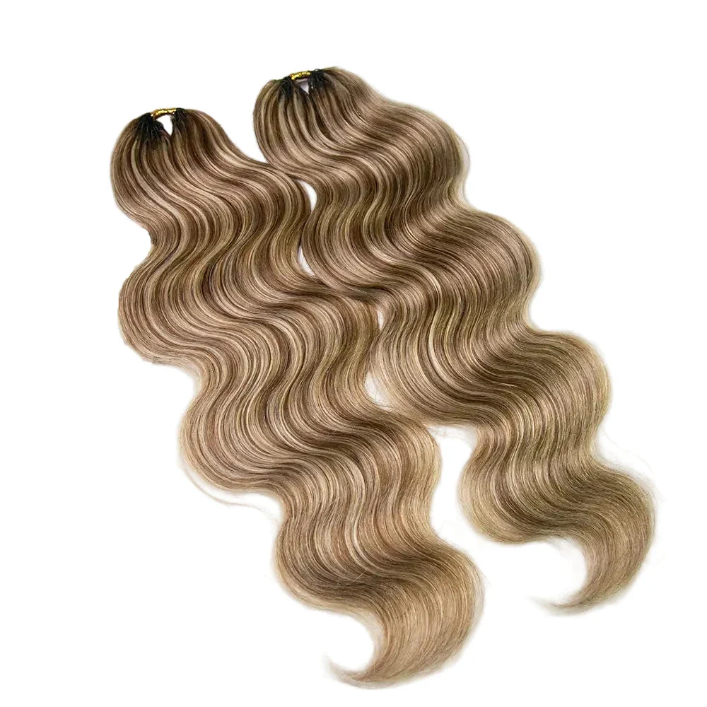 27/30/613 Blonde Body Wave Crochet Human Hair - Image 4