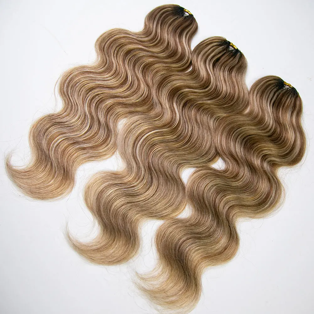27/30/613 Blonde Body Wave Crochet Human Hair - Image 6