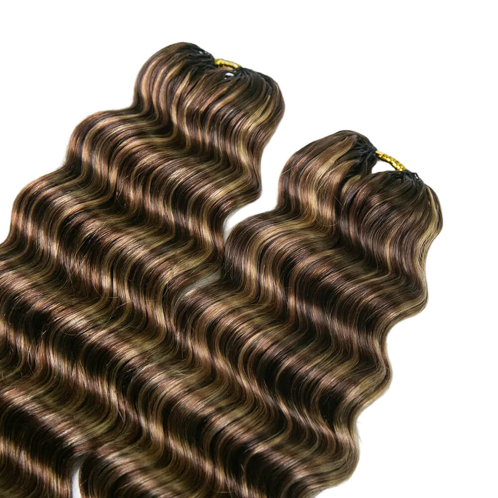 4/27/30 Blonde Loose Deep Wave Crochet Human Hair - Image 11