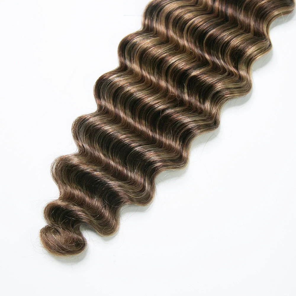 4/27/30 Blonde Loose Deep Wave Crochet Human Hair - Image 12