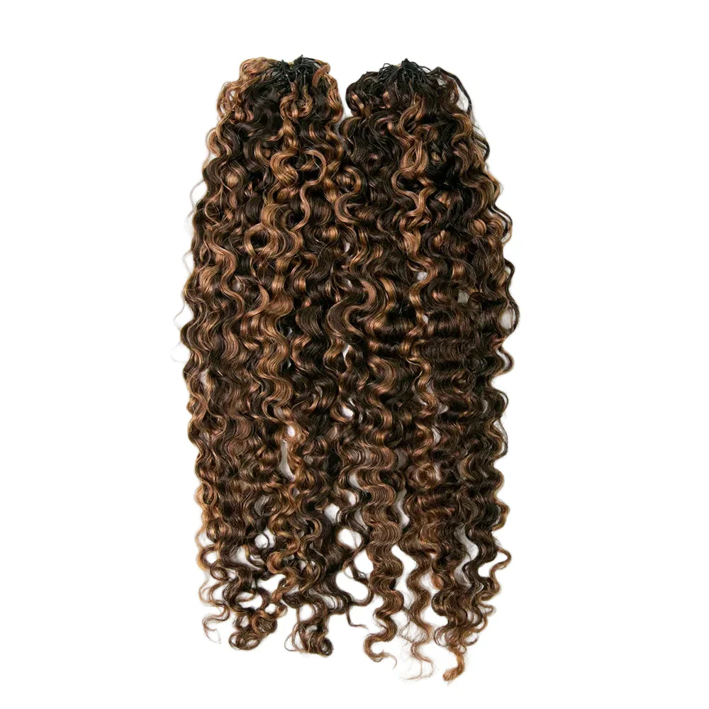 D4/27 Blonde Water Deep Wave Crochet Human Hair - Image 11