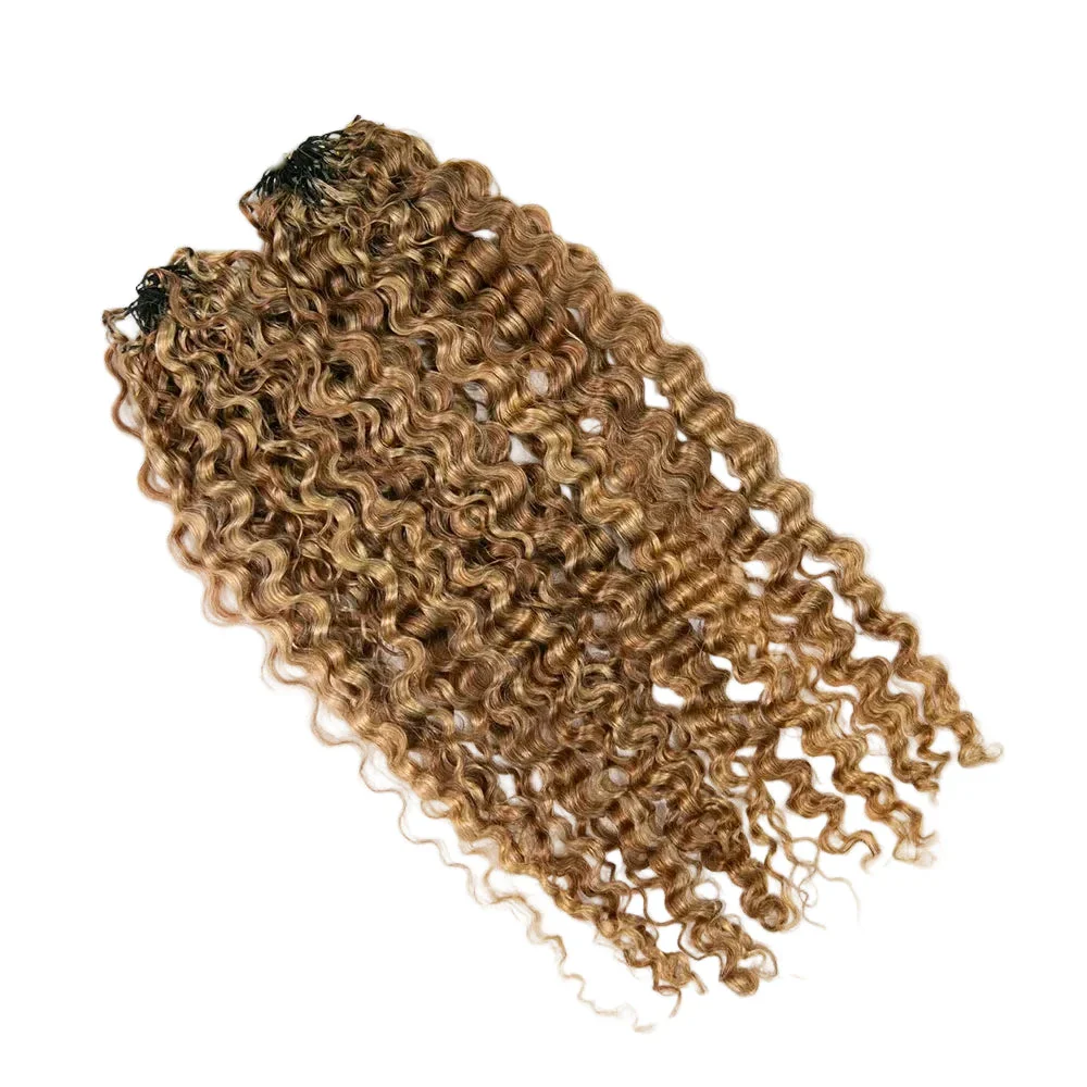 D27/30 Blonde Water Deep Wave Crochet Human Hair - Image 8