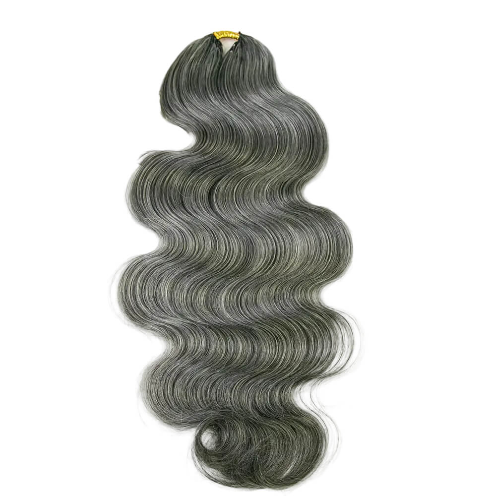 Color 30 Body Wave Crochet Human Hair Extensions - Image 10