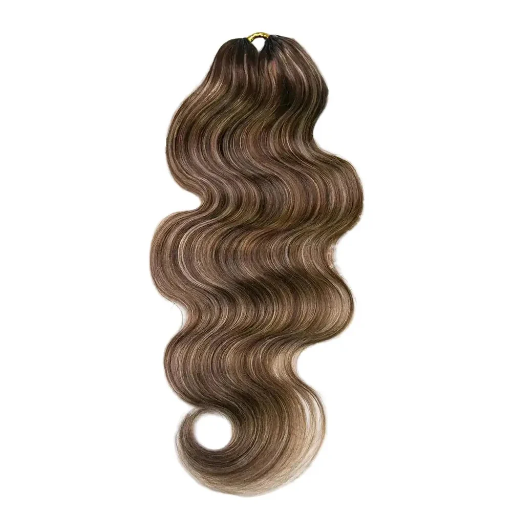 D4/27 Blonde Body Wave Crochet Human Hair - Image 12