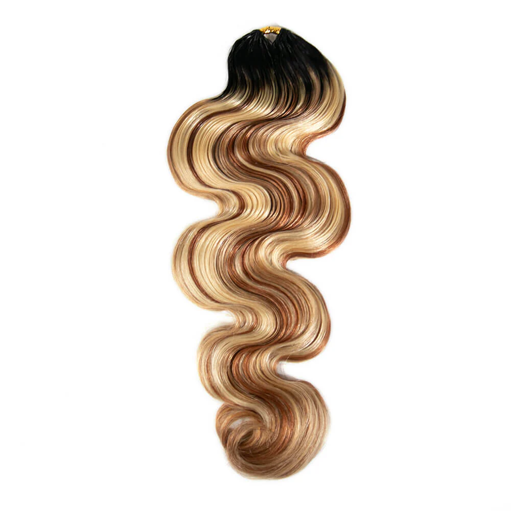 D4/27 Blonde Body Wave Crochet Human Hair - Image 14