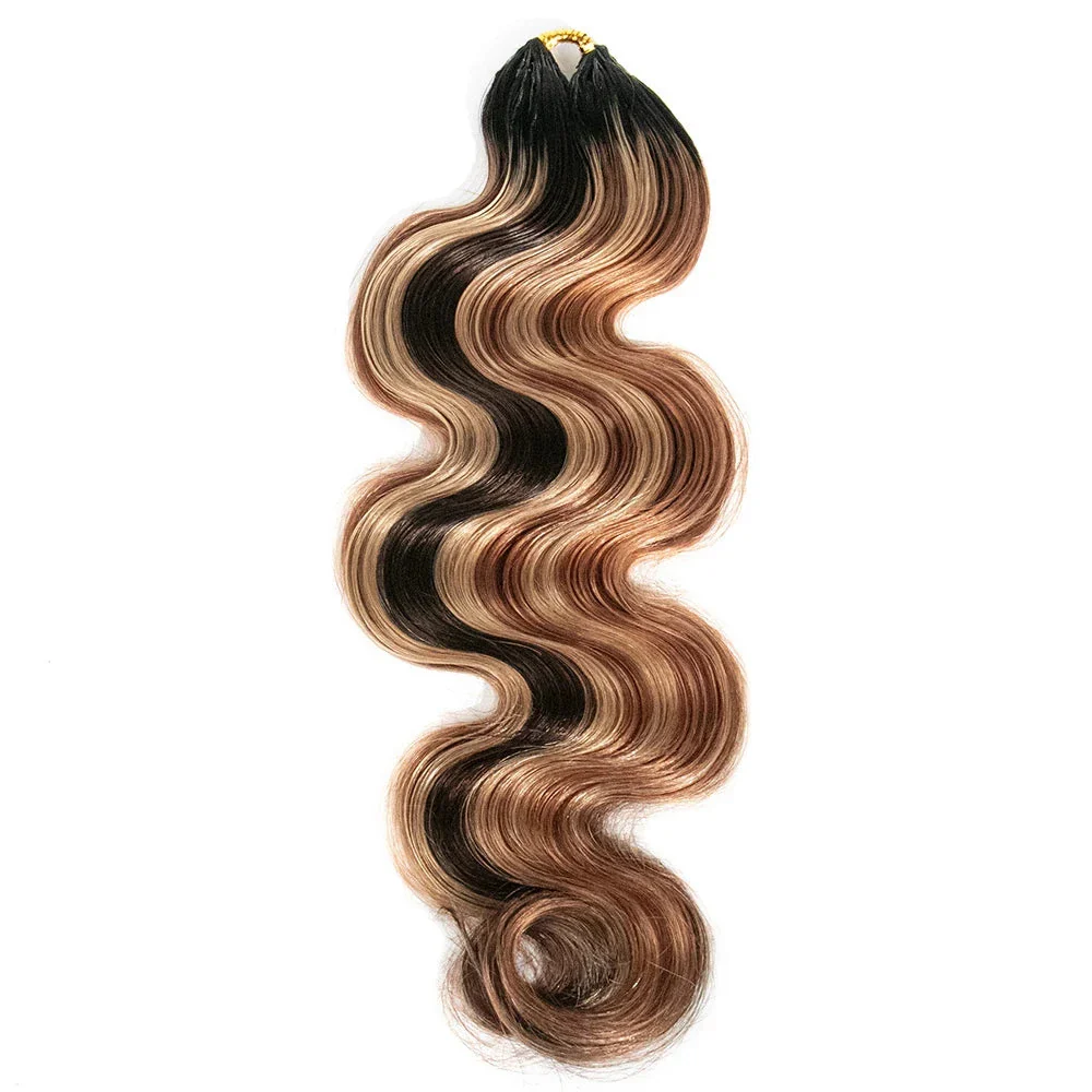 D4/27 Blonde Body Wave Crochet Human Hair - Image 15