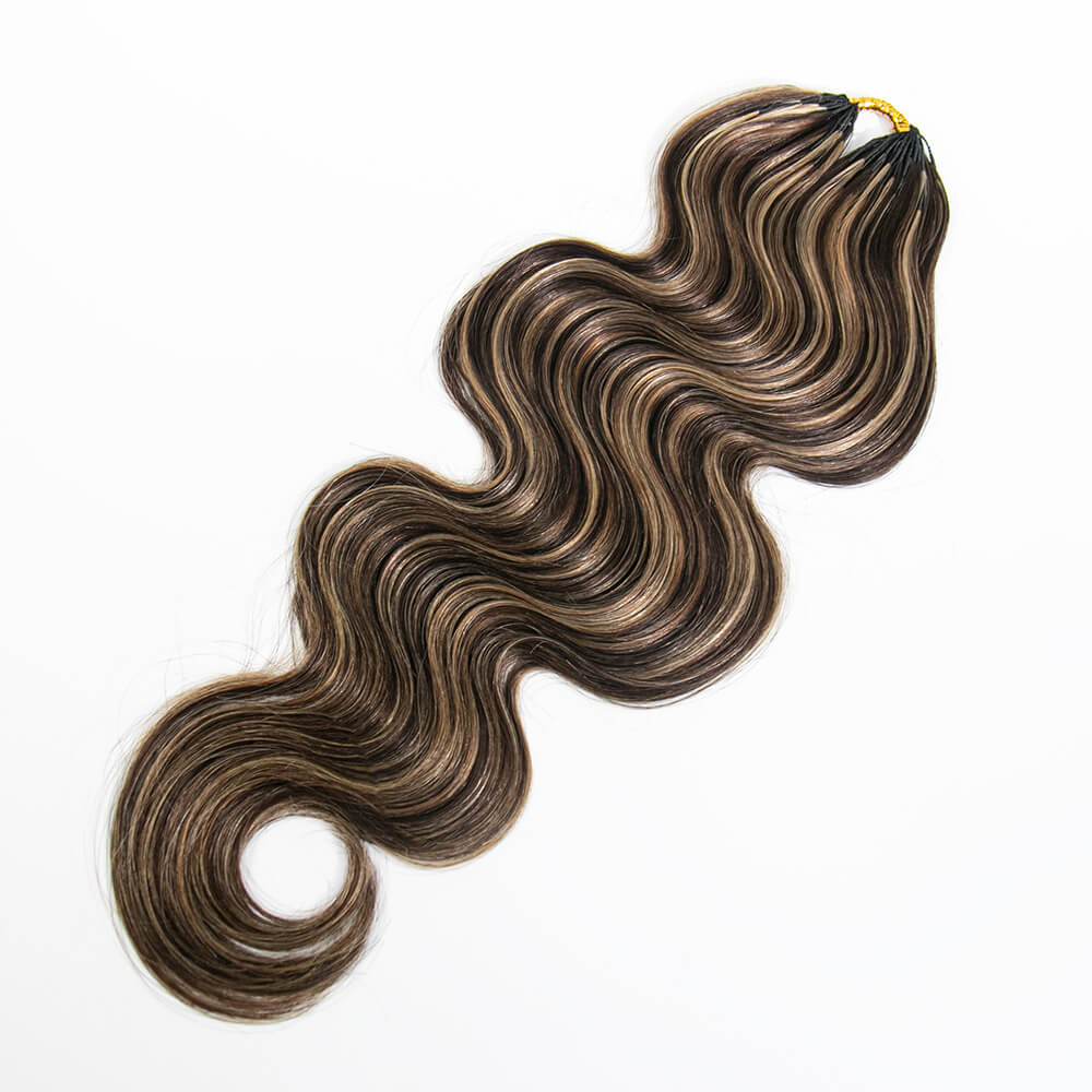 D4/27 Blonde Body Wave Crochet Human Hair - Image 6