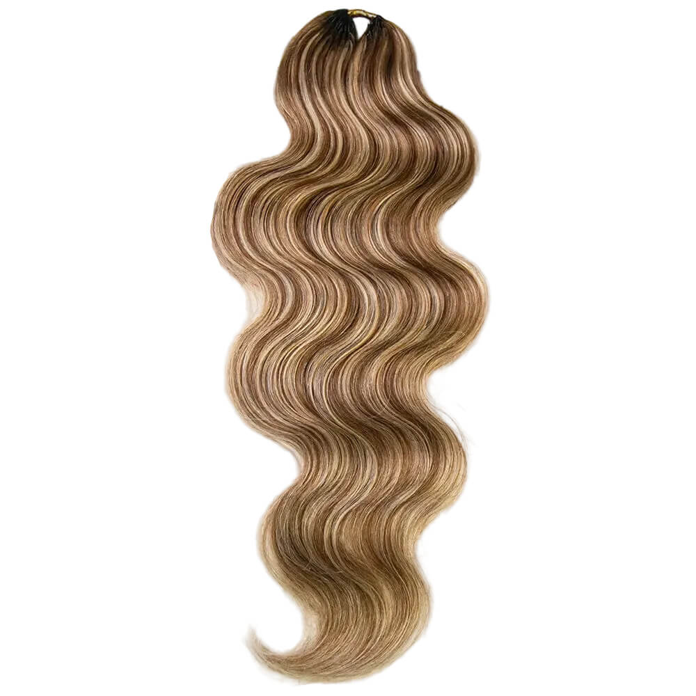 D4/27 Blonde Body Wave Crochet Human Hair - Image 9