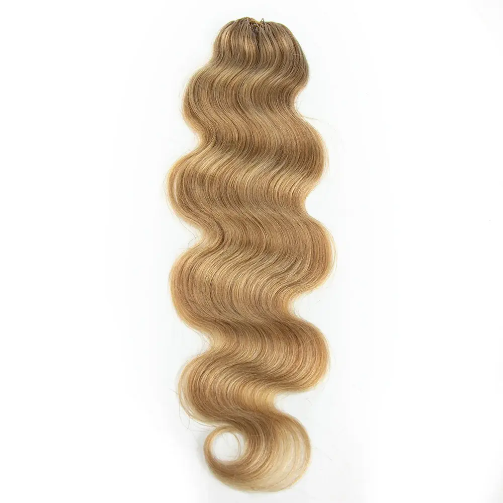 Color 30 Body Wave Crochet Human Hair Extensions - Image 11