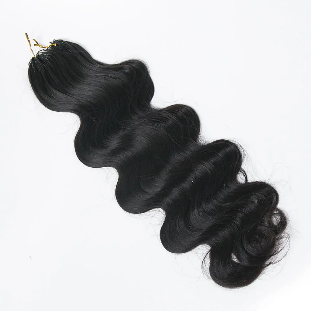 Body Wave Crochet Human Hair Extensions - Image 10