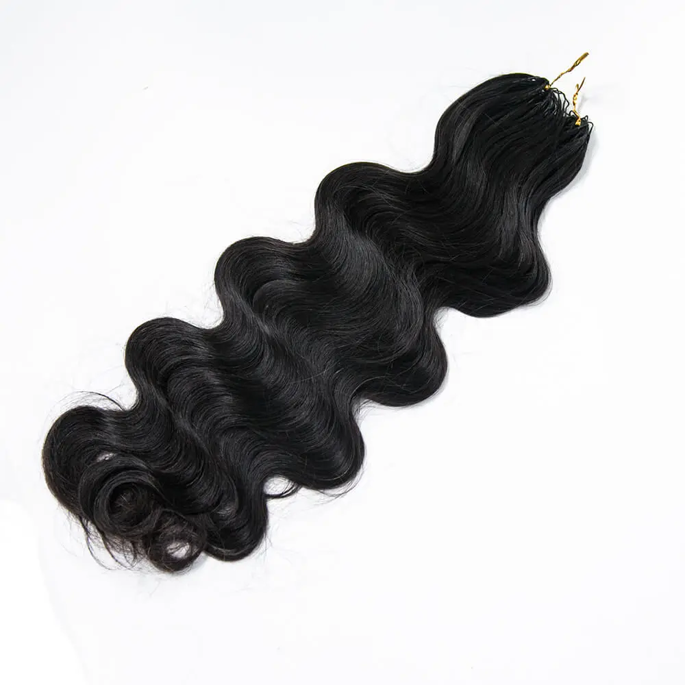 Body Wave Crochet Human Hair Extensions - Image 11