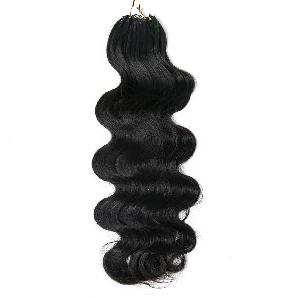 Body Wave Crochet Human Hair Extensions - Image 9