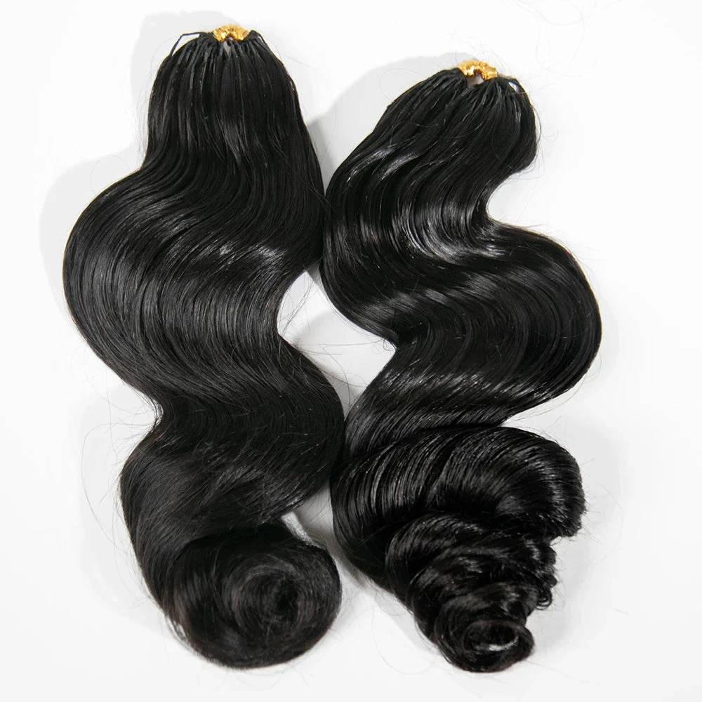 Loose Wave Crochet Human Hair Extensions - Image 6