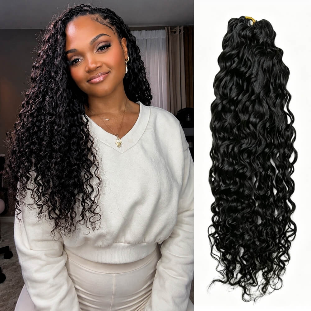 Natural Wave Crochet Human Hair Extensions - Image 15