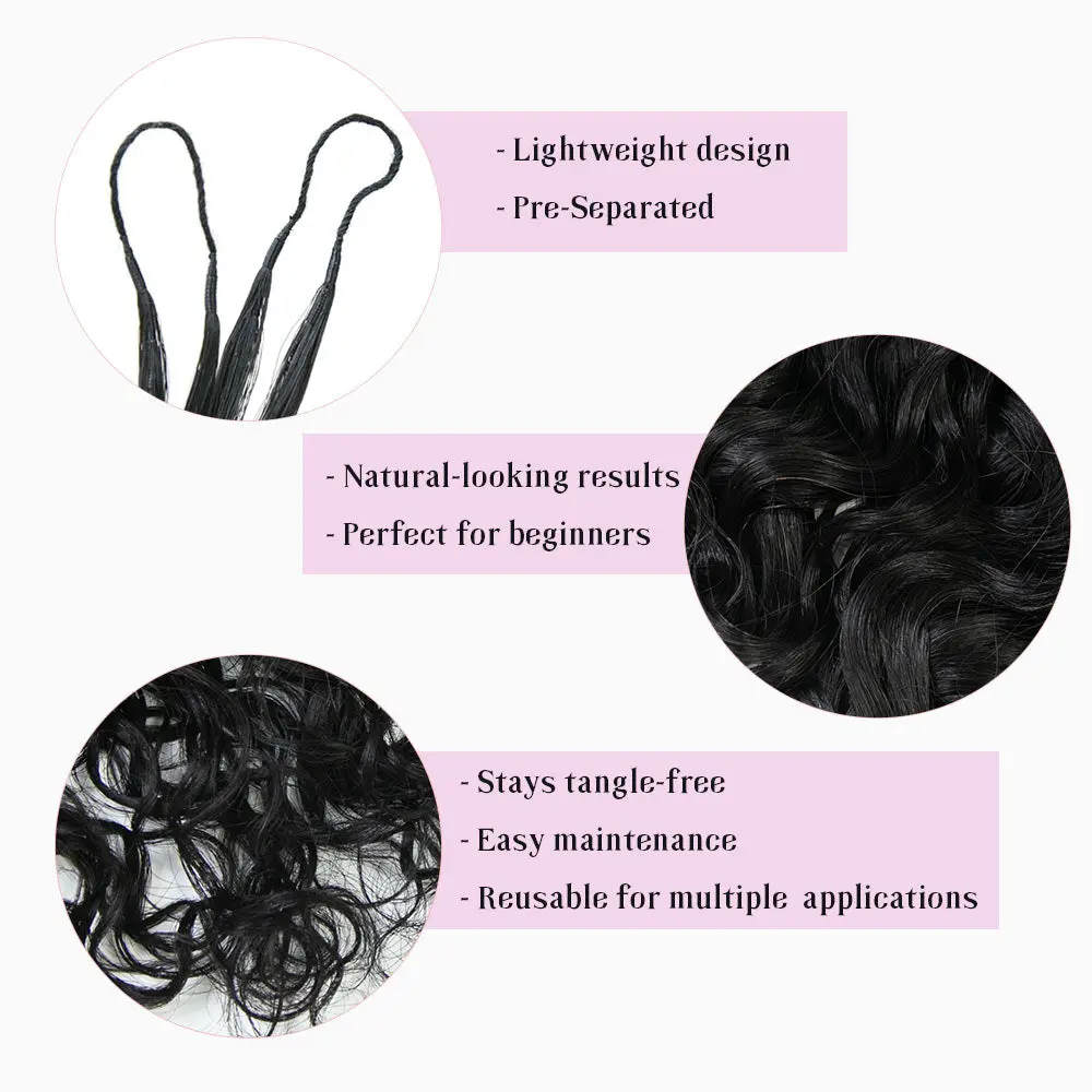 Natural Wave Crochet Human Hair Extensions - Image 7