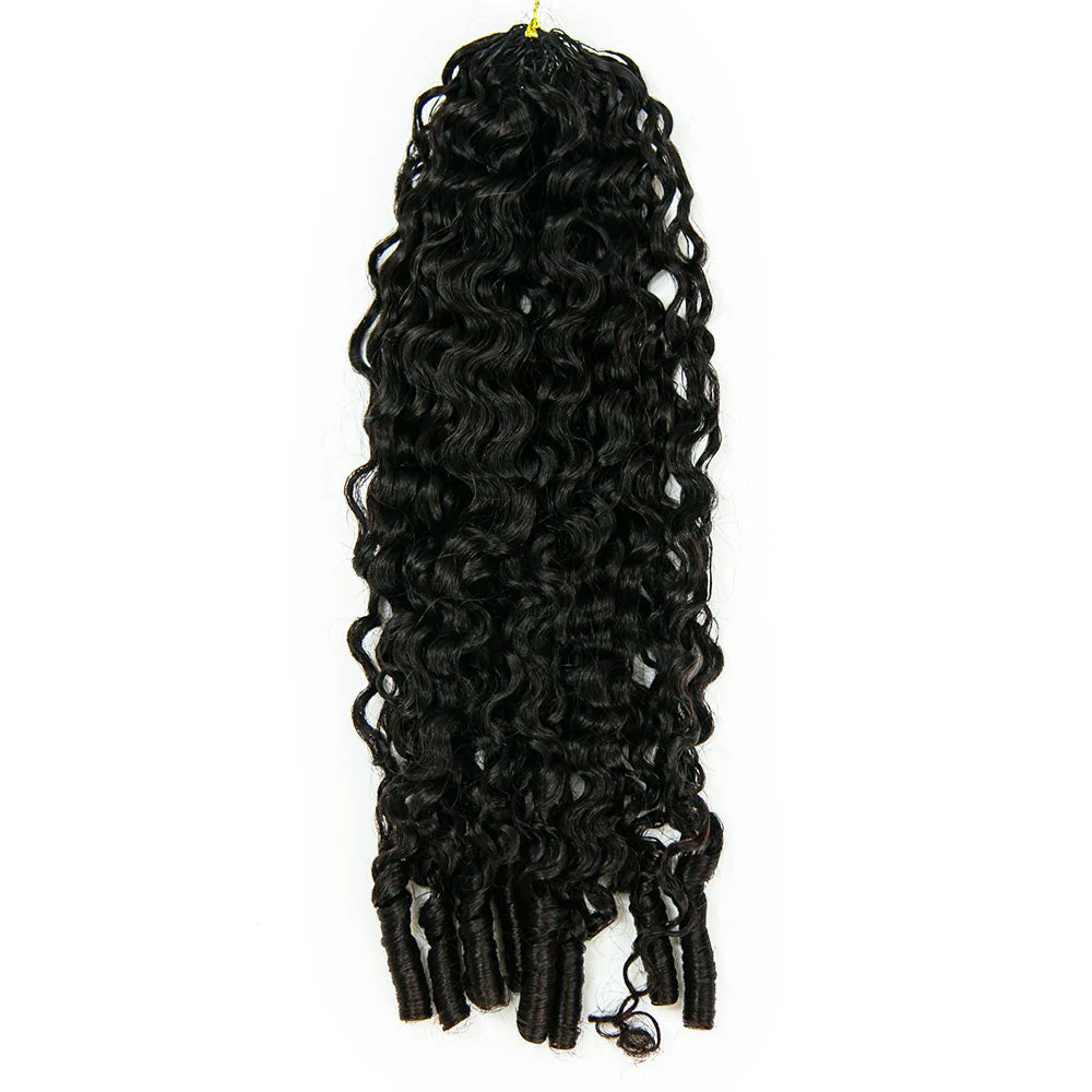 Water Burmese Curly Crochet Human Hair - Image 12