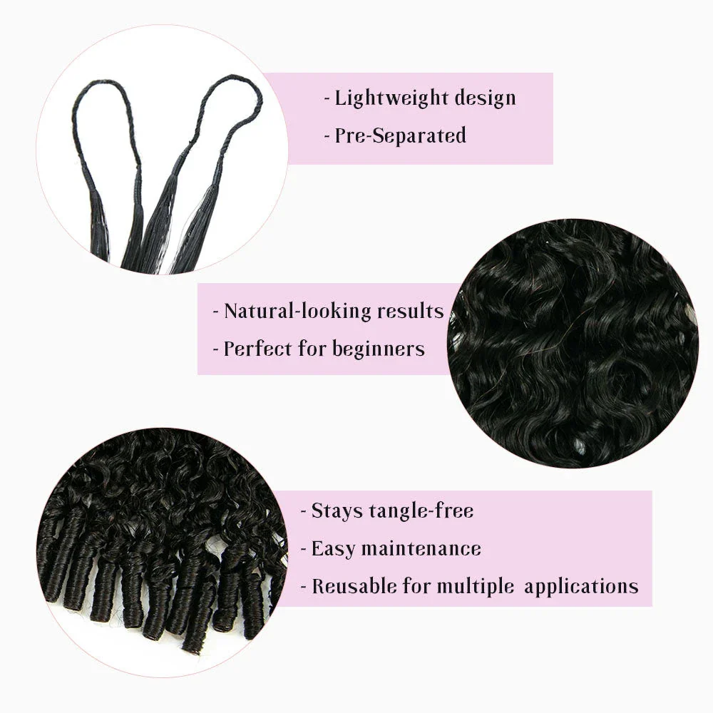 Water Burmese Curly Crochet Human Hair - Image 13