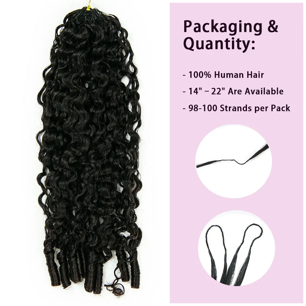 Water Burmese Curly Crochet Human Hair - Image 14