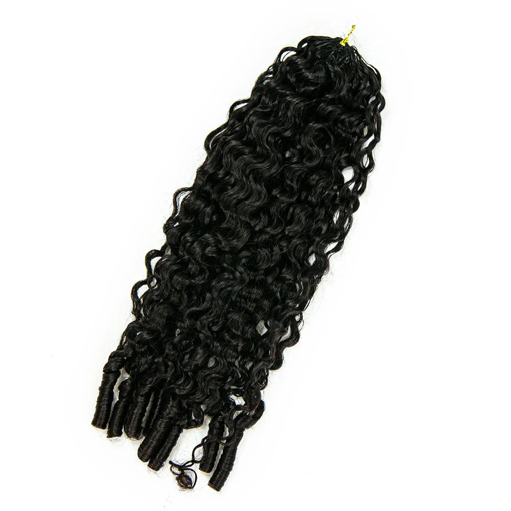Water Burmese Curly Crochet Human Hair - Image 15