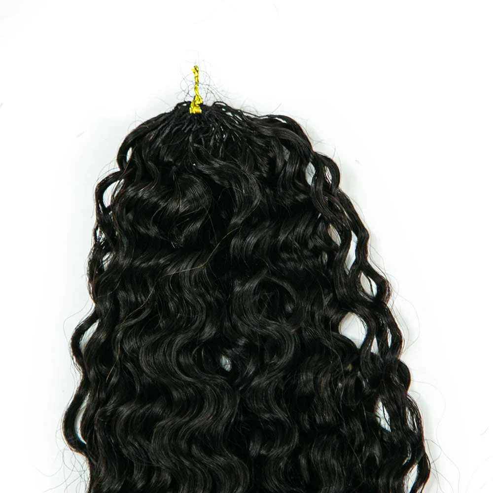 Water Burmese Curly Crochet Human Hair - Image 16