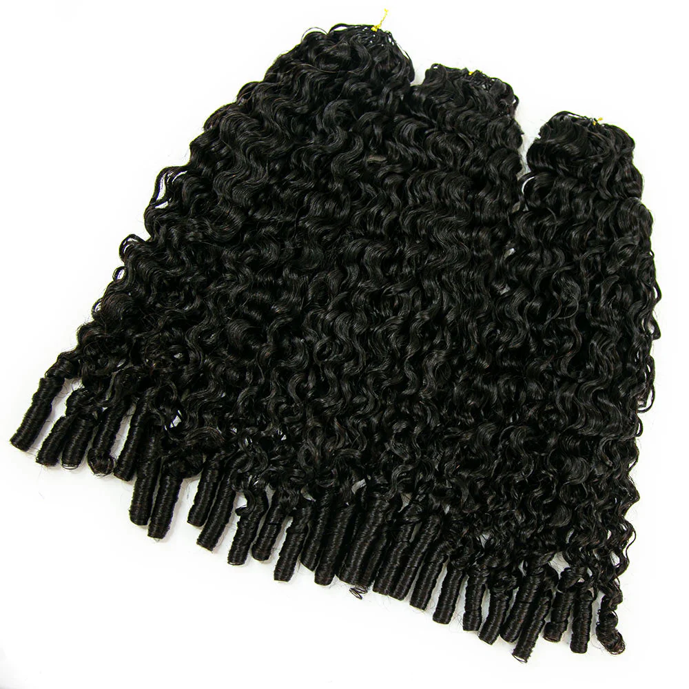 Water Burmese Curly Crochet Human Hair - Image 17