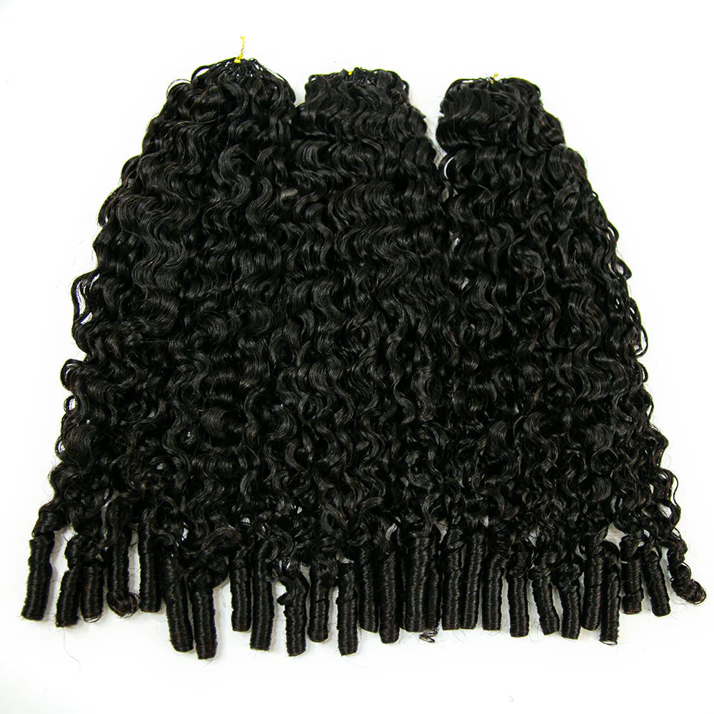 Water Burmese Curly Crochet Human Hair - Image 21