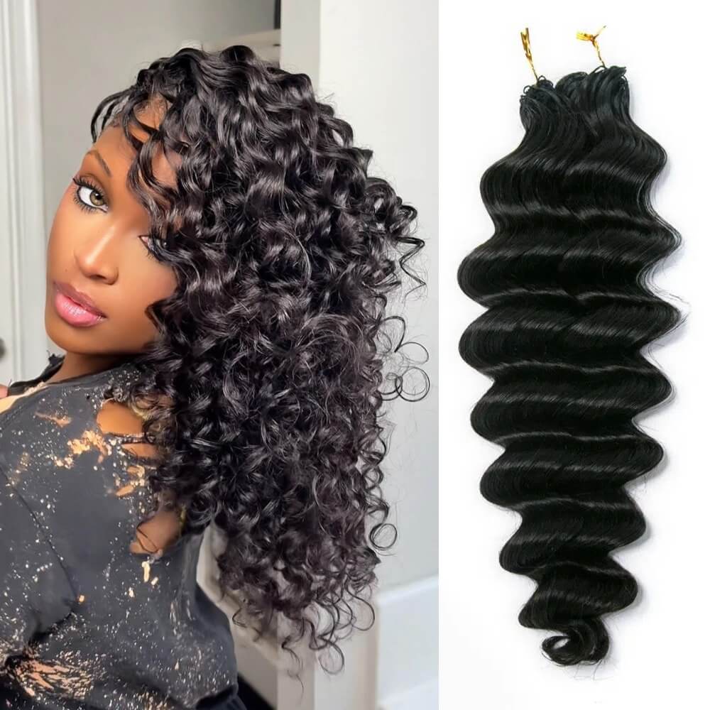 Water Burmese Curly Crochet Human Hair - Image 22