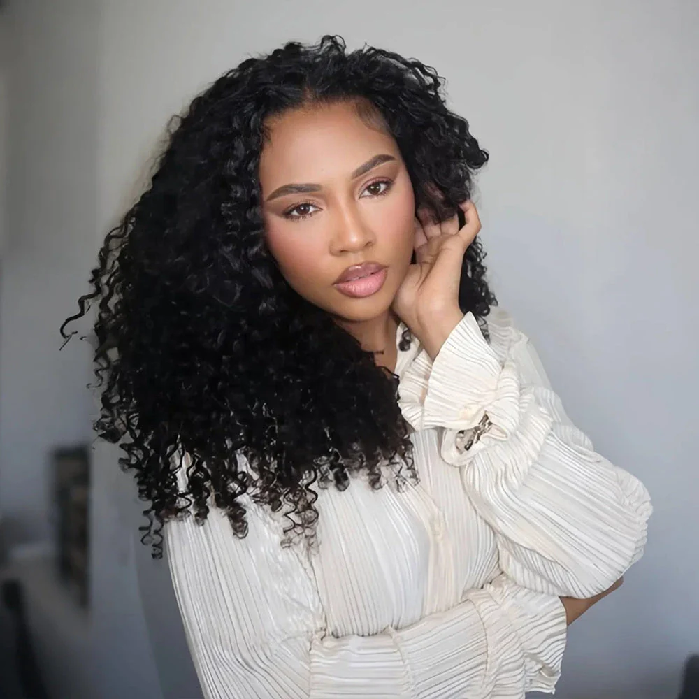 Water Burmese Curly Crochet Human Hair - Image 3