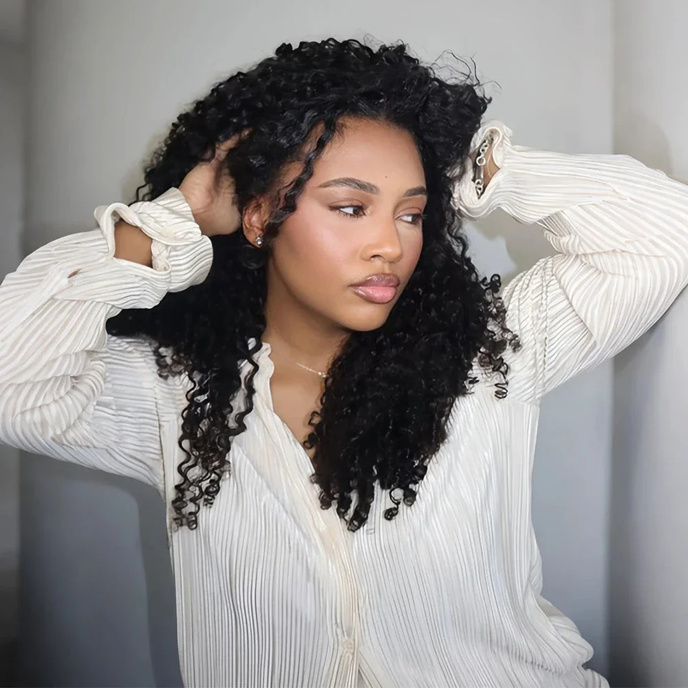 Water Burmese Curly Crochet Human Hair - Image 4