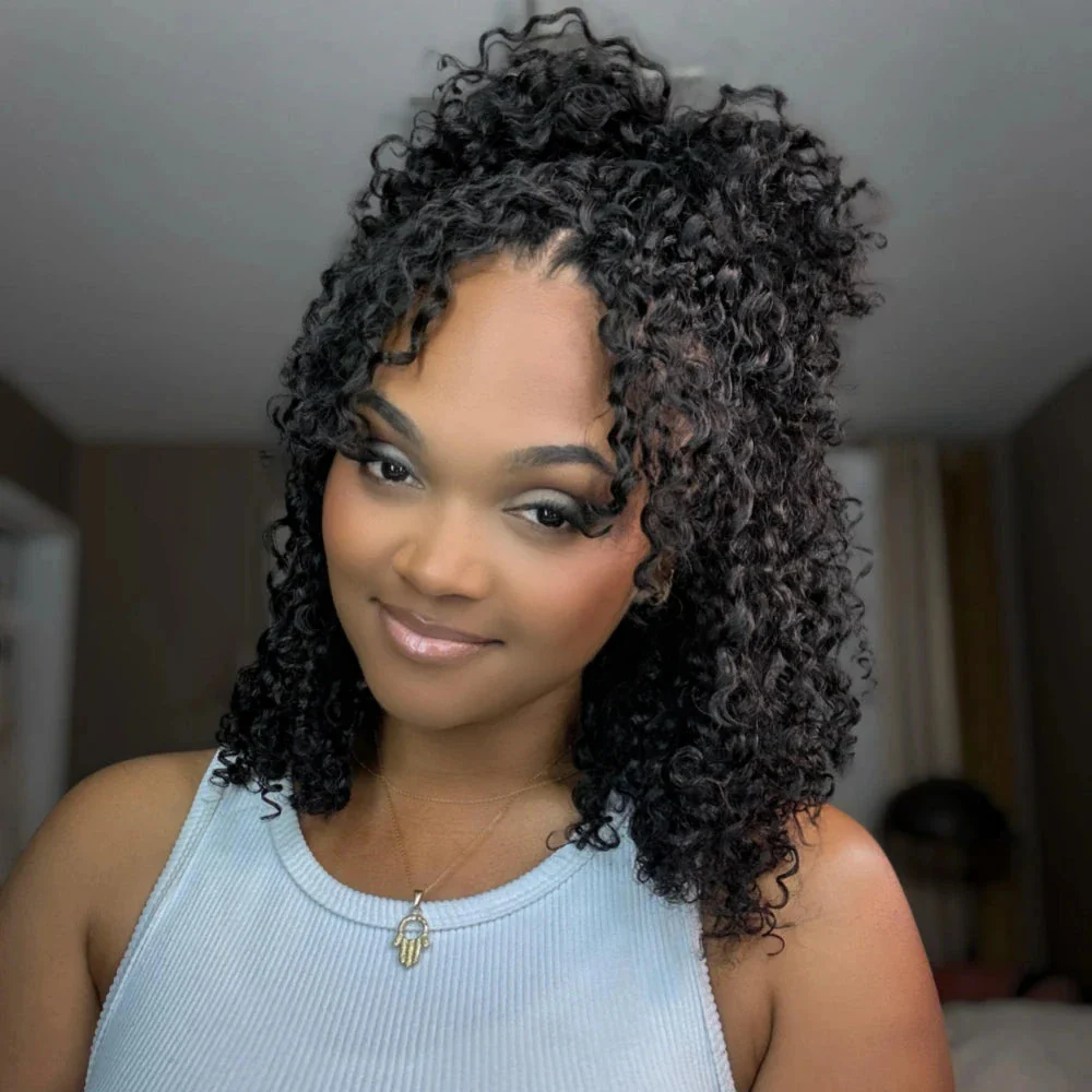 Water Burmese Curly Crochet Human Hair - Image 9