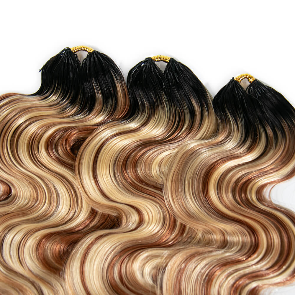 T1B/27/30/613 Blonde Body Wave Crochet Human Hair - Image 10