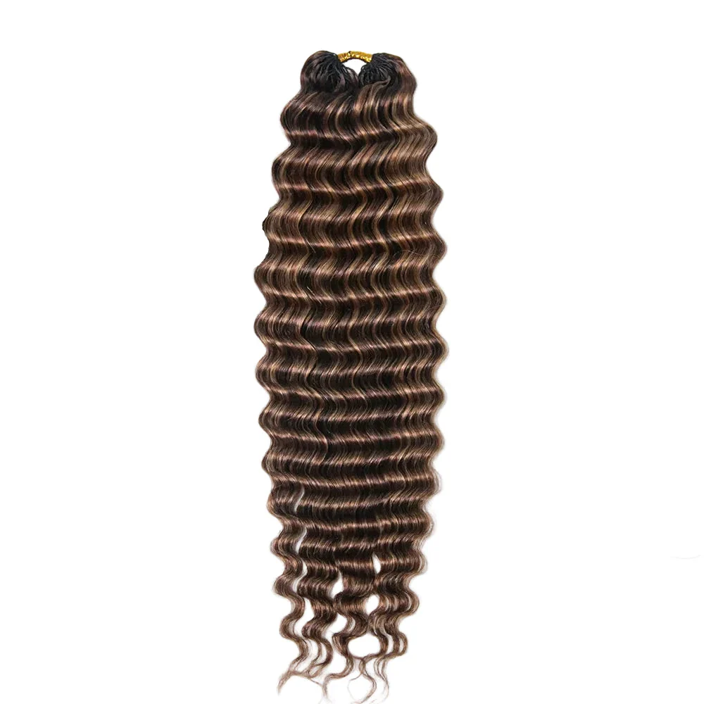 27/30/613 Blonde Deep Wave Crochet Human Hair - Image 12