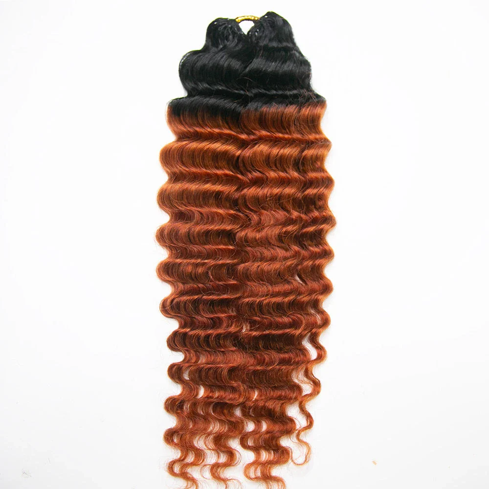 27/30/613 Blonde Deep Wave Crochet Human Hair - Image 16