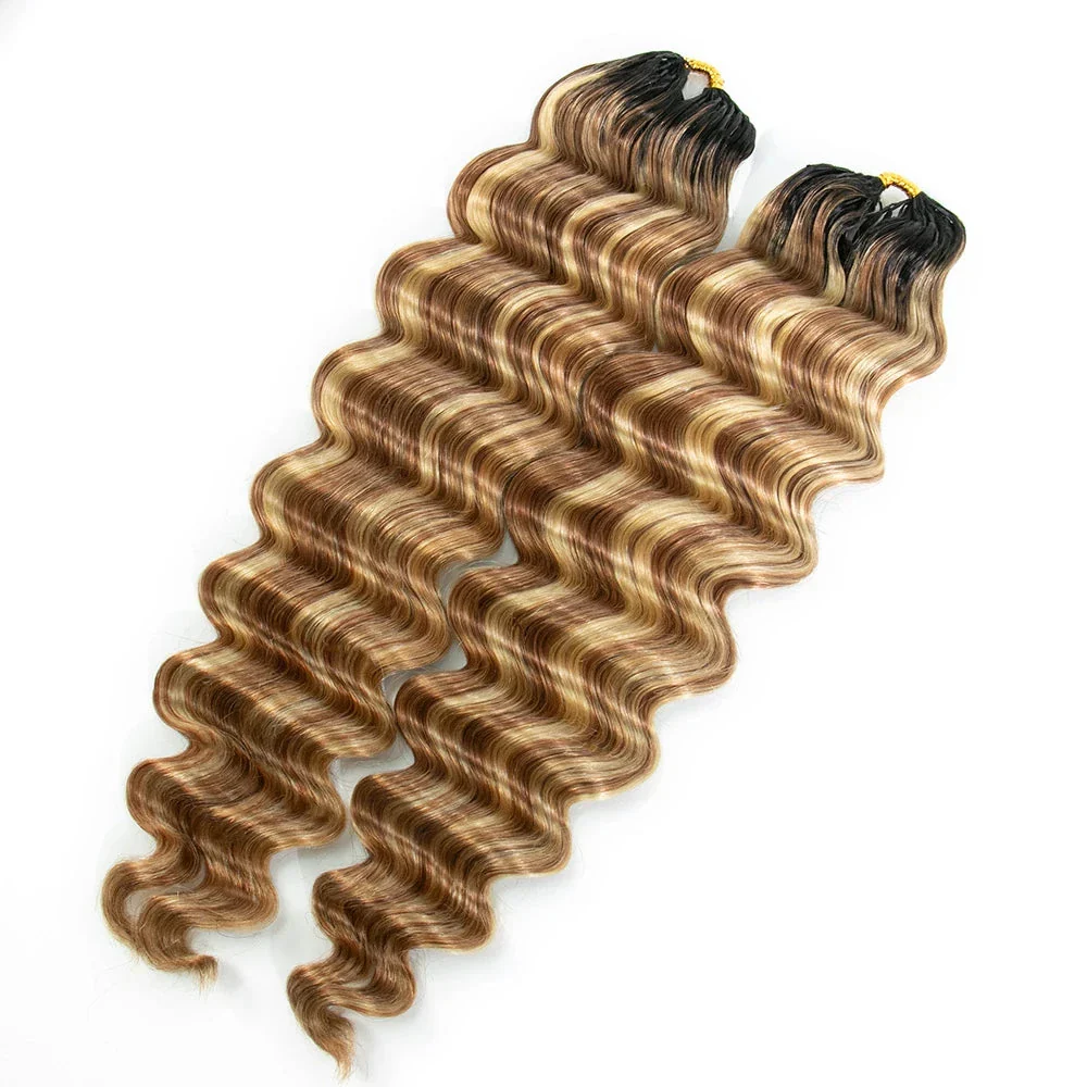 T1B/27/30/613 Blonde Loose Deep Wave Crochet Human Hair - Image 5