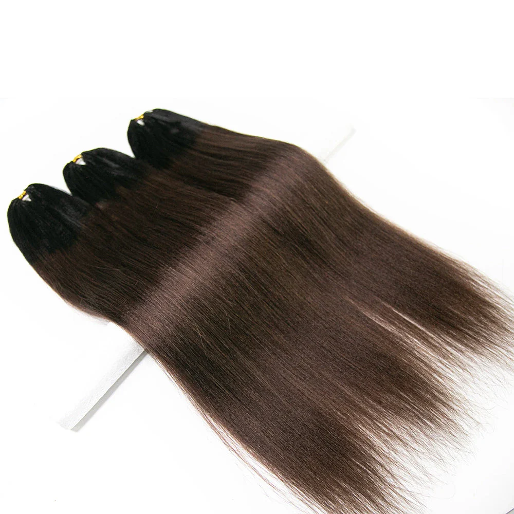 T1B/4 Light Yaki Straight Crochet Human Hair - Image 10