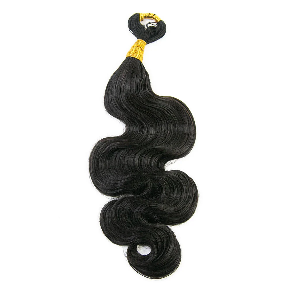 Body Wave Feathered Crochet Boho Hair Easy to Install - Image 3