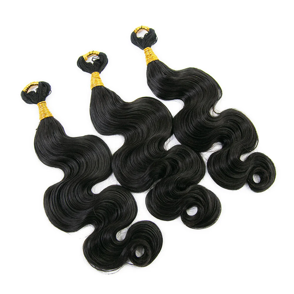Body Wave Feathered Crochet Boho Hair Easy to Install - Image 4